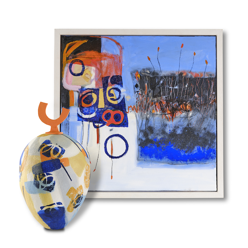 A ceramics art piece by MA student Jan Dagley