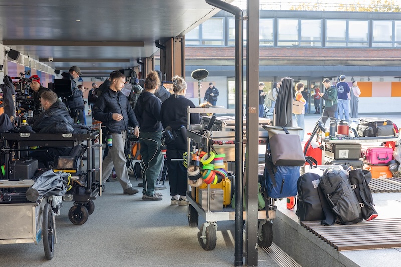 Heartstopper Season 3, behind-the-scenes filming at UCA