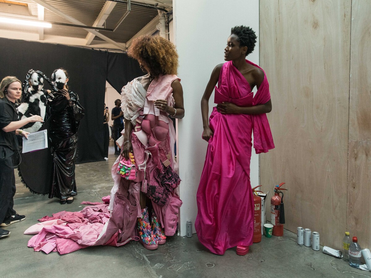 Behind the scenes of Graduate Fashion Week