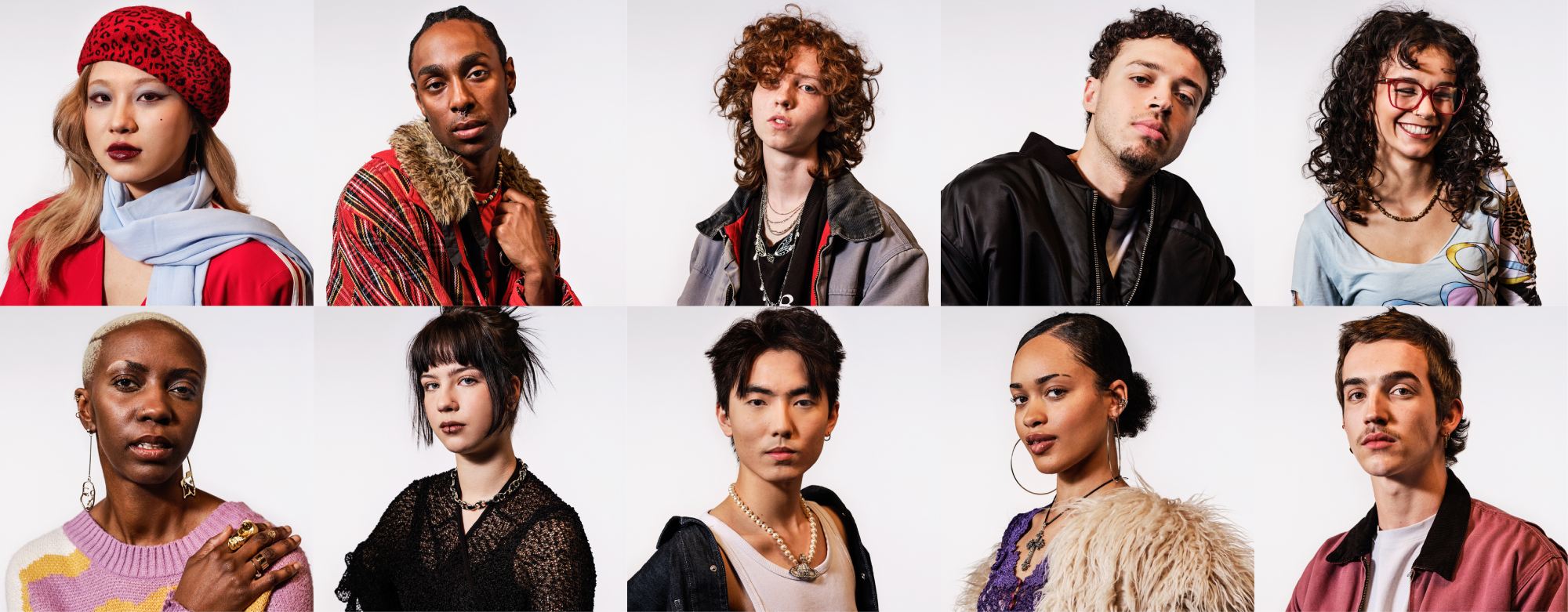 Headshots of many current UCA students